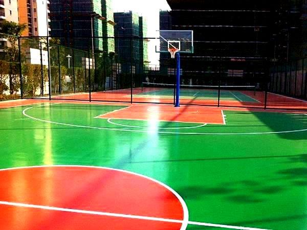 硅pu塑胶篮球场